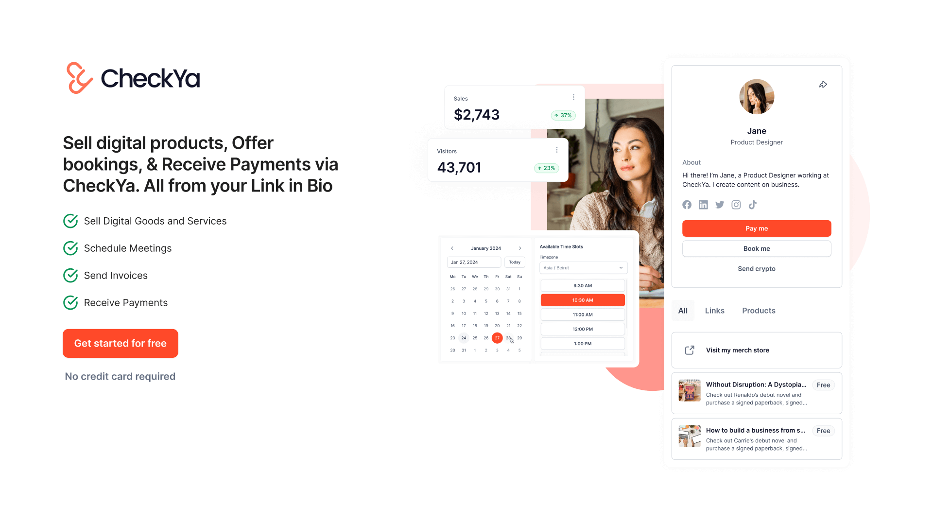 CheckYa: All in one tool for freelancers